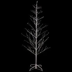 6' LED Lighted White Birch Christmas Twig Tree - Pure White Lights 10 6' LED Lighted White Birch Christmas Twig Tree - Pure White Lights -Xmas Trees Shop northlight xt92218 onblack 39107.1667491239