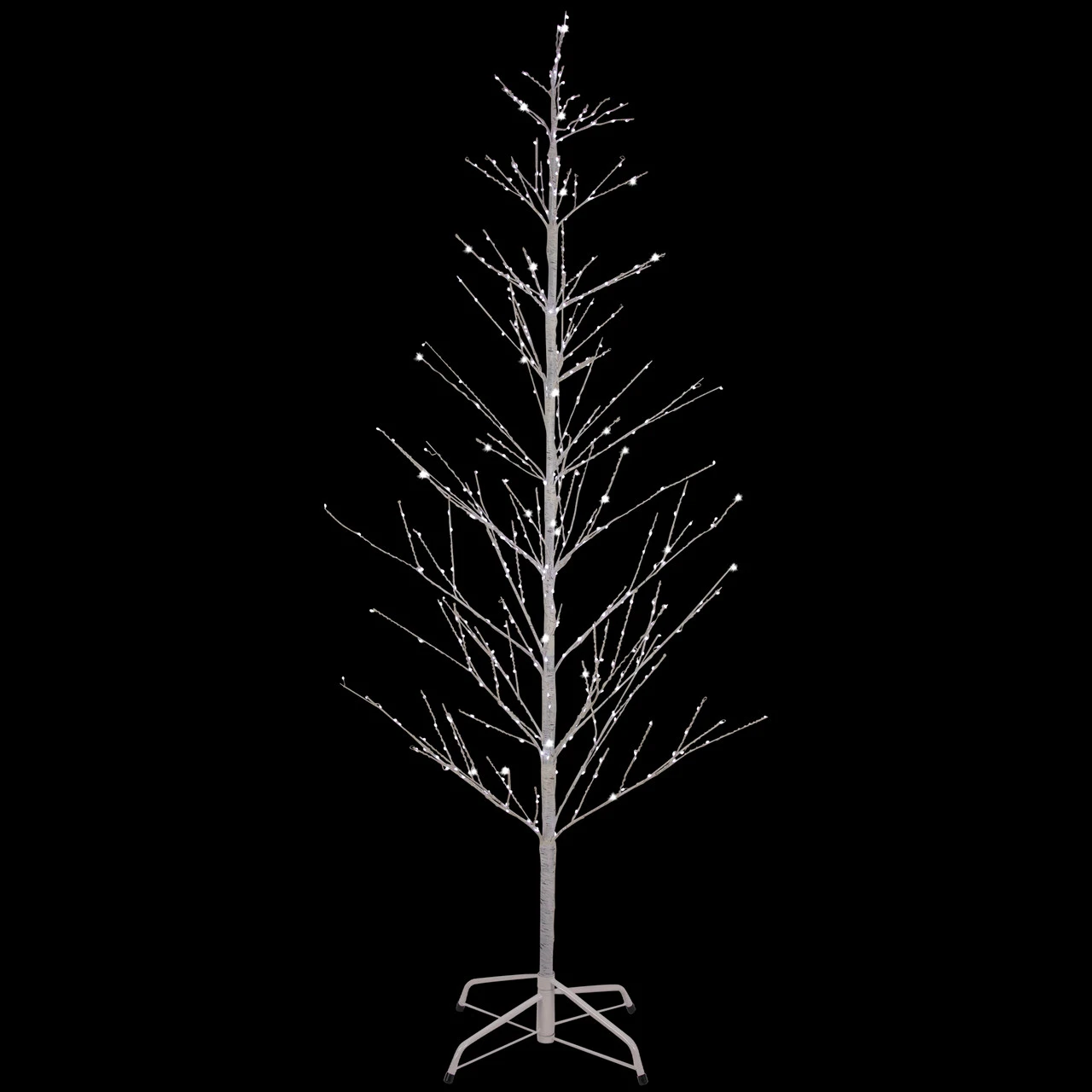 6' LED Lighted White Birch Christmas Twig Tree - Pure White Lights 3 6' LED Lighted White Birch Christmas Twig Tree - Pure White Lights - Image 3