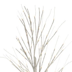 6' LED Lighted White Christmas Twig Tree - Warm White Lights 12 6' LED Lighted White Christmas Twig Tree - Warm White Lights -Xmas Trees Shop northlight xt92223 2 updated 40731.1667530347
