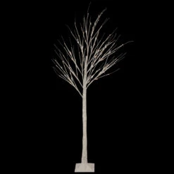 6' LED Lighted White Christmas Twig Tree - Warm White Lights 10 6' LED Lighted White Christmas Twig Tree - Warm White Lights -Xmas Trees Shop northlight xt92223 onblack 10695.1667530346
