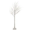 6' LED Lighted White Christmas Twig Tree - Warm White Lights