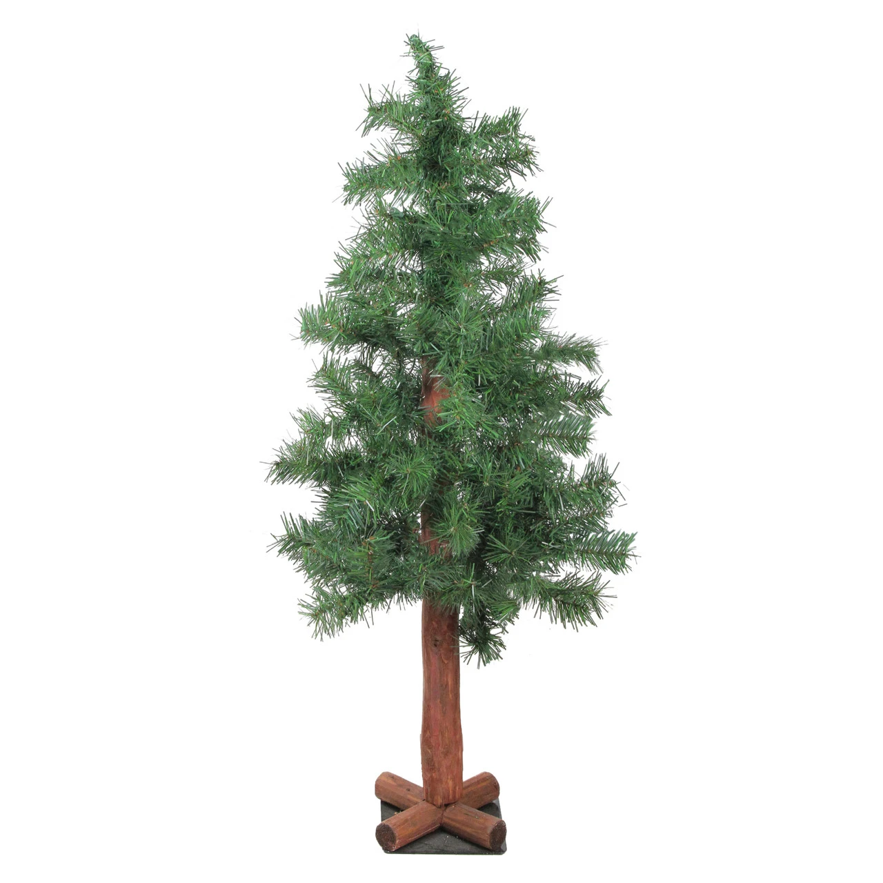 3' Slim Traditional Mixed Woodland Alpine Artificial Christmas Tree - Unlit 1 3' Slim Traditional Mixed Woodland Alpine Artificial Christmas Tree - Unlit
