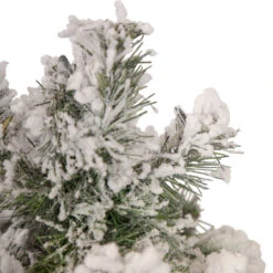 Set Of 3 Slim Flocked Alpine Artificial Christmas Trees 5' - Unlit -Xmas Trees Shop northlight ynt775 fk 4 updated 68106.1667578231