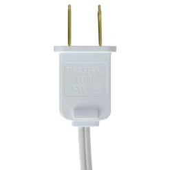 Christmas Village Replacement C7 Single Light Cord, 6' White Wire -Xmas Trees Shop northlight ys90452 3 15729.1667569547