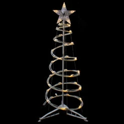 3ft LED Lighted Spiral Cone Tree Outdoor Christmas Decoration, Warm White Lights -Xmas Trees Shop northlight ys92331 small sample 2 13025.1667489831