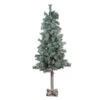 4' Lightly Flocked And Glittered Woodland Alpine Artificial Christmas Tree - Unlit