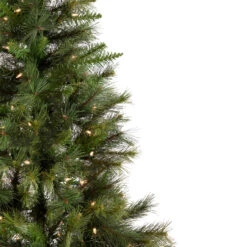 6.5' Pre-Lit Medium Canyon Pine Artificial Christmas Wall Tree, Clear Lights -Xmas Trees Shop northlight ytc346 gr 5 updated 05857.1667300498