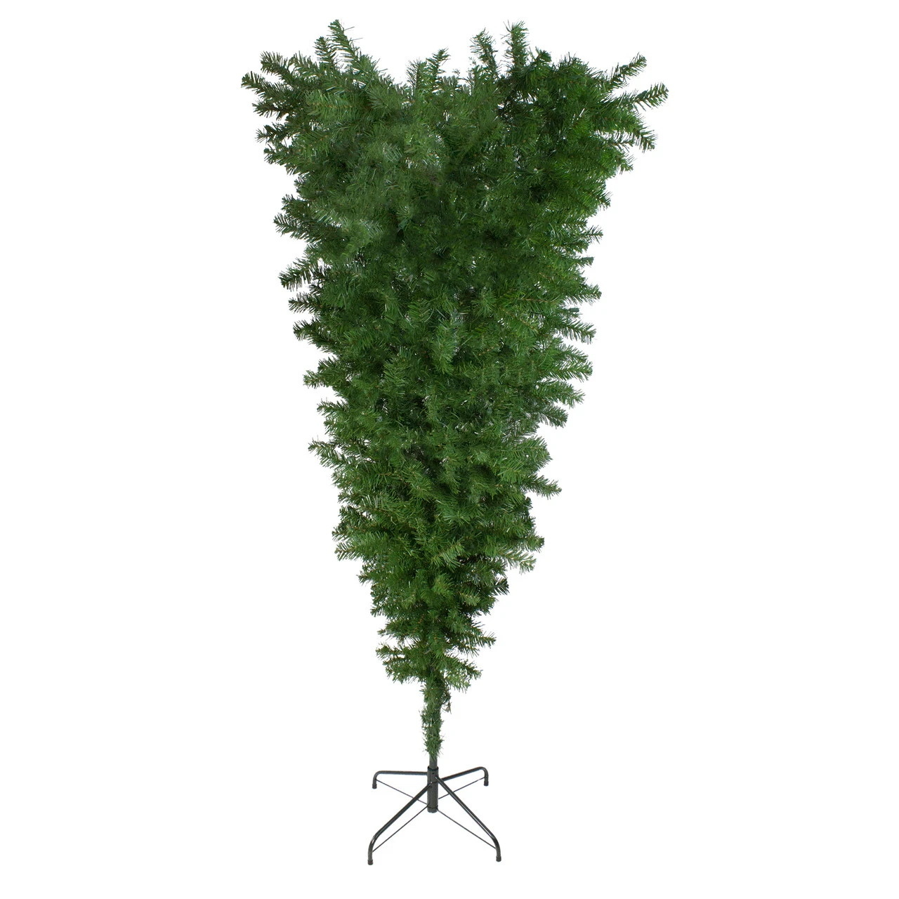 5.5' X 36" Green Upside Down Spruce Medium Artificial Christmas Tree - Unlit 1 5.5' X 36" Green Upside Down Spruce Medium Artificial Christmas Tree - Unlit