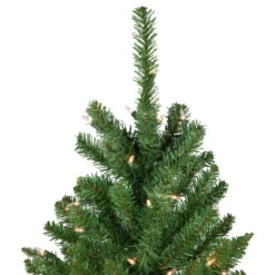 4.5' Pre-Lit White River Fir Artificial Pencil Christmas Tree - Clear Lights -Xmas Trees Shop northlight z16022 3 08019.1667490074