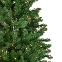 7.5' Pre-Lit Pencil White River Fir Artificial Christmas Tree - Clear Lights -Xmas Trees Shop northlight z16022 6new 72275.1667488135