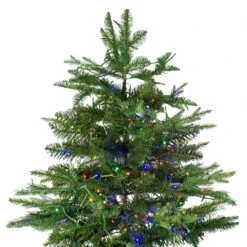 7.5' Pre-Lit Medium Mont Blanc Fir Artificial Christmas Tree - Dual Color LED Lights -Xmas Trees Shop northlight z16058 5 65449.1667573464