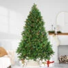 7.5' Pre-Lit Noble Fir Full Artificial Christmas Tree - Multi-Color Lights