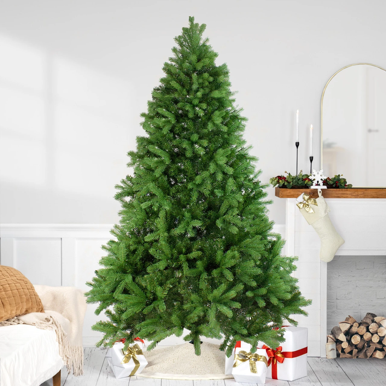 7.5' Full Noble Fir Artificial Christmas Tree - Unlit 1 7.5' Full Noble Fir Artificial Christmas Tree - Unlit