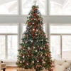 9' Pre-Lit Full Northern Pine Artificial Christmas Tree - Multicolor Lights