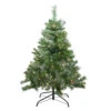 4' Pre-Lit Mixed Cashmere Pine Medium Artificial Christmas Tree - Clear Lights