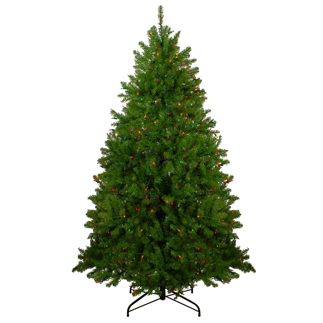 6.5' Pre-Lit Northern Pine Full Artificial Christmas Tree - Multi-Color Lights 1 6.5' Pre-Lit Northern Pine Full Artificial Christmas Tree - Multi-Color Lights