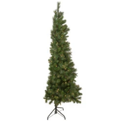 6.5' Pre-Lit Medium Beaver Pine Artificial Christmas Wall Tree, Clear Lights 13 6.5' Pre-Lit Medium Beaver Pine Artificial Christmas Wall Tree, Clear Lights -Xmas Trees Shop northlight z92831 4 92561.1667554526