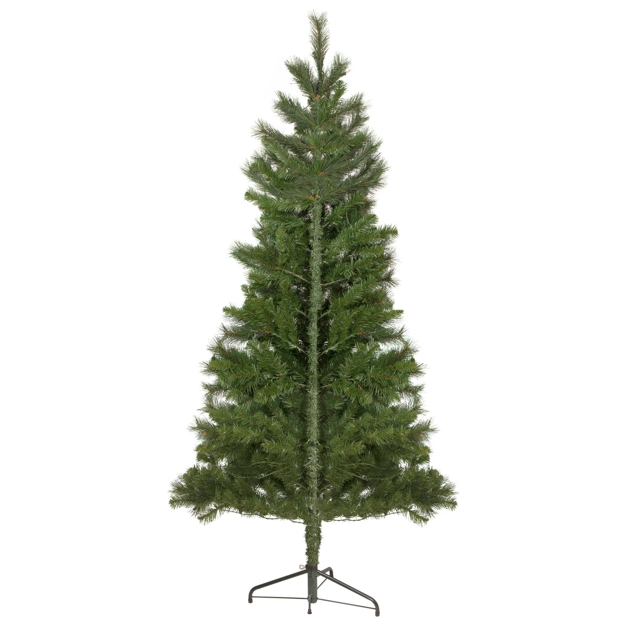6.5' Pre-Lit Medium Beaver Pine Artificial Christmas Wall Tree, Clear Lights 7 6.5' Pre-Lit Medium Beaver Pine Artificial Christmas Wall Tree, Clear Lights - Image 7