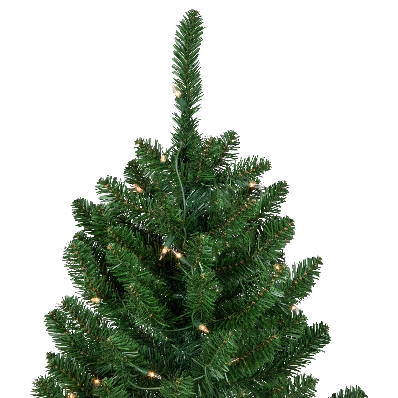 15' Pre-Lit Genoa Fraser Fir Slim Artificial Christmas Tree, Clear Lights 4 15' Pre-Lit Genoa Fraser Fir Slim Artificial Christmas Tree, Clear Lights - Image 4