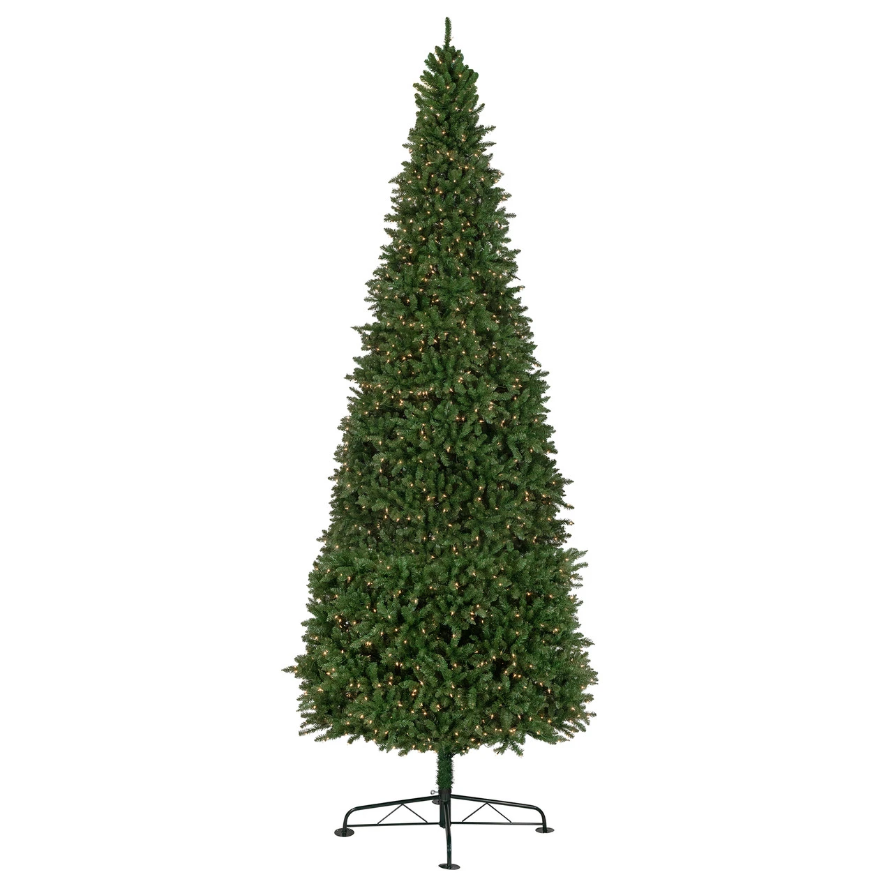 15' Pre-Lit Genoa Fraser Fir Slim Artificial Christmas Tree, Clear Lights 2 15' Pre-Lit Genoa Fraser Fir Slim Artificial Christmas Tree, Clear Lights - Image 2