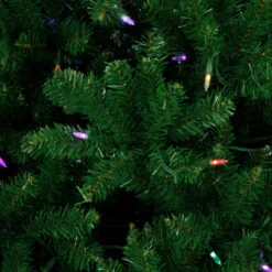 7.5' Pre-Lit Manchester Pine Instant Connect Artificial Christmas Tree, Dual LED Lights -Xmas Trees Shop northlight z94430 6 97991.1668089865