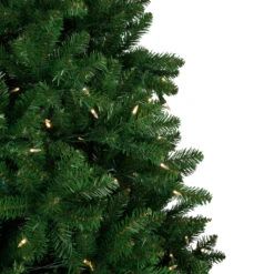7.5' Pre-Lit Manchester Pine Instant Connect Artificial Christmas Tree, Dual LED Lights -Xmas Trees Shop northlight z94430 7 39119.1668089866