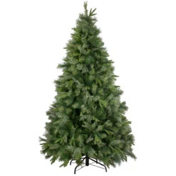 7.5' Green Medium Ashcroft Cashmere Pine Artificial Christmas Tree - Unlit