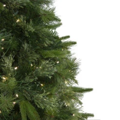 4.5' Pre-Lit Full Ashcroft Cashmere Pine Artificial Christmas Tree, Warm Clear LED Lights -Xmas Trees Shop northlight z98740 2 29515.1683049763