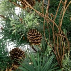 2' Pre-Lit Country Mixed Pine Artificial Christmas Wall Tree - Clear Lights 9 2' Pre-Lit Country Mixed Pine Artificial Christmas Wall Tree - Clear Lights -Xmas Trees Shop northlight z99526 2 13212.1684449999