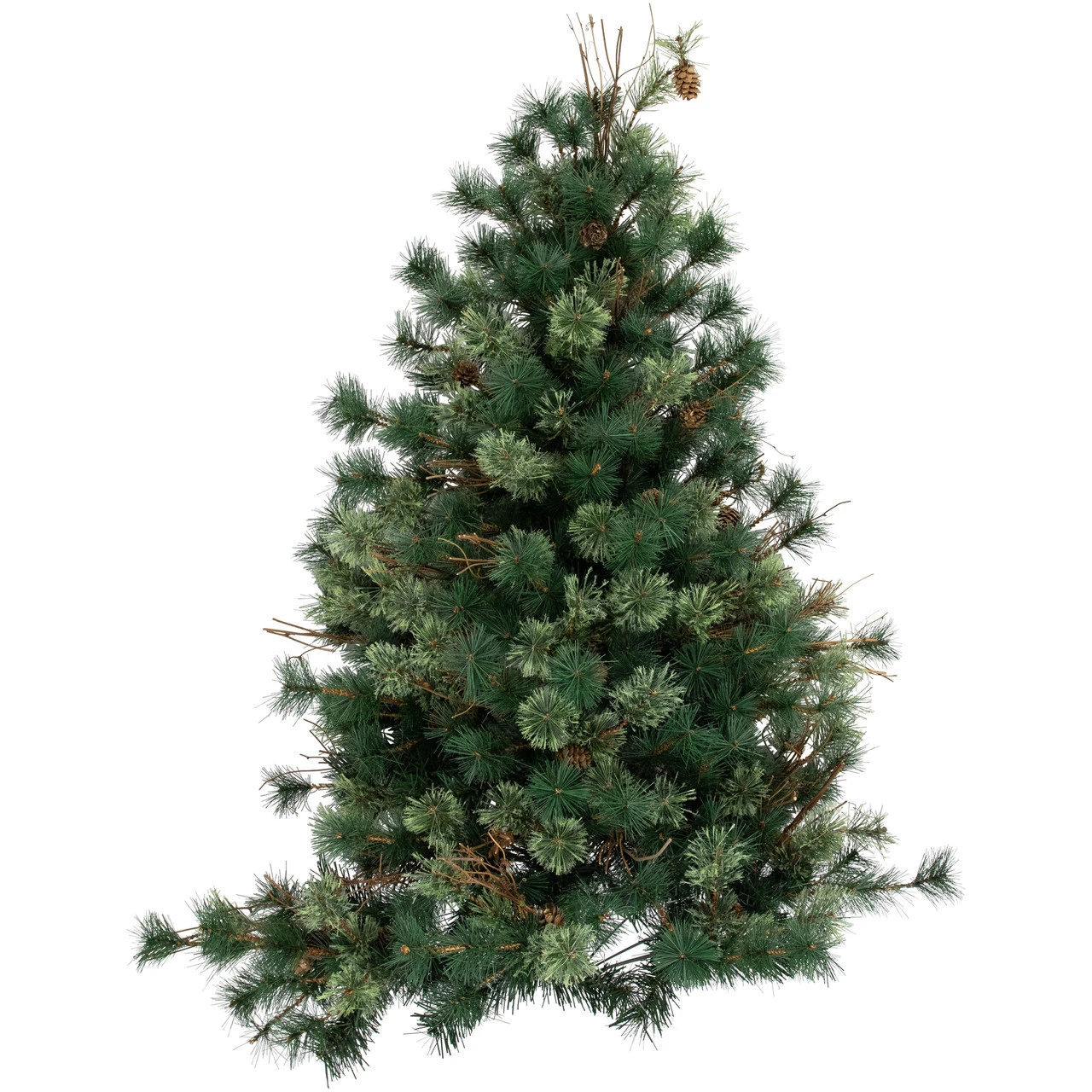 4' Country Mixed Pine Artificial Christmas Wall Or Door Tree - Unlit 1 4' Country Mixed Pine Artificial Christmas Wall Or Door Tree - Unlit