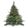 3' X 40" Pre-Lit Country Mixed Pine Artificial Christmas Wall Or Door Tree - Clear Lights