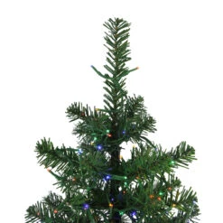 7.5' Pre-Lit Full Pike River Fir Artificial Christmas Tree - Multicolor LED Lights -Xmas Trees Shop northlight zg16059 5 48414.1667520028