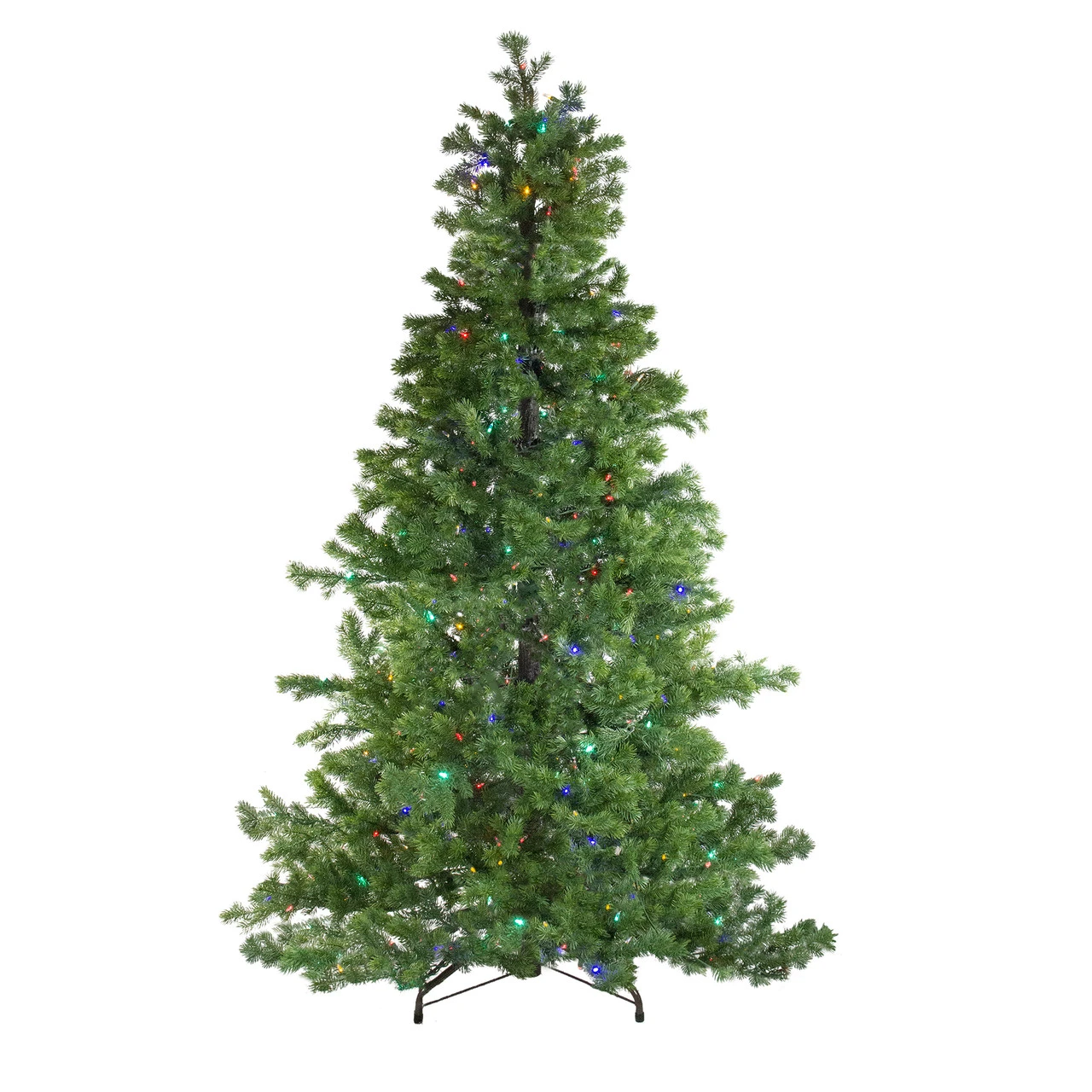6.5' Pre-Lit Medium Layered Pine Instant Power Artificial Christmas Tree - Dual Color LED Lights 2 6.5' Pre-Lit Medium Layered Pine Instant Power Artificial Christmas Tree - Dual Color LED Lights - Image 2