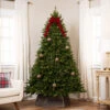 7.5' Pre-Lit Full Northern Pine Artificial Christmas Tree, Clear Lights