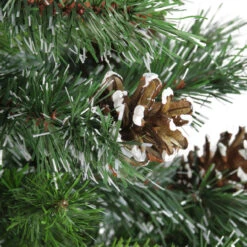 4' Snowy Delta Pine With Pine Cones Full Artificial Christmas Tree - Unlit -Xmas Trees Shop pk4rmvhq4qa43nehohipnobtiwnqgrdl 51316.1667520649