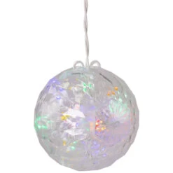 6" LED Lighted Multi-Color Hanging Crystal Sphere Outdoor Christmas Decoration 7 6" LED Lighted Multi-Color Hanging Crystal Sphere Outdoor Christmas Decoration -Xmas Trees Shop sienna 424f6112 2 66419.1667578355