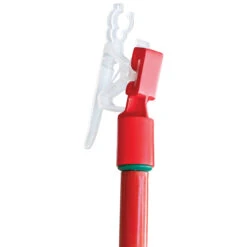 Set Of 25 Ladderless Red And Green Light Hanging Kit, 11ft -Xmas Trees Shop simpleliving 711125 25ct 11ftladderlesslighthangingkit poleadaptorgutterclipdetail 92604.1667572602