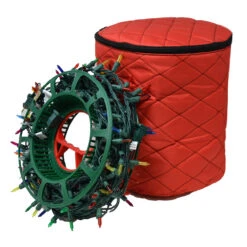 3 Reel Red Christmas Light Set Quilted Storage Bag 8 3 Reel Red Christmas Light Set Quilted Storage Bag -Xmas Trees Shop simpleliving 715213 1 3 36334.1667554088