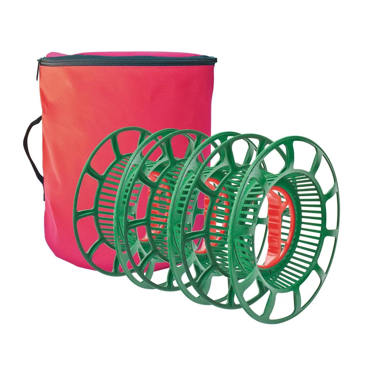 Large 3 Reel Red Christmas Light Storage Bag 1 Large 3 Reel Red Christmas Light Storage Bag