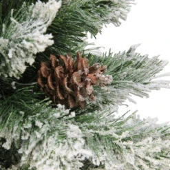 6' Medium Flocked Angel Pine Artificial Christmas Tree - Unlit -Xmas Trees Shop uea0824wv3eqsjthcz3md5wvxihakpq4 13439.1676305746