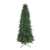 9.5' Pre-Lit Slim Vermont Fir Artificial Christmas Tree - Multicolor Dura-Lit Lights