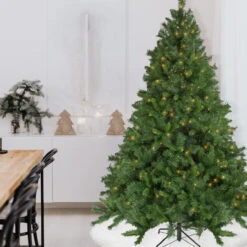 6.5' Pre-Lit Chatham Pine Artificial Christmas Tree, Clear Lights -Xmas Trees Shop ww multi treestand 71089.1667540257