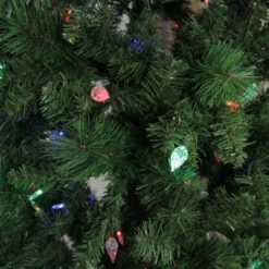 7' Pre-Lit Slim Mixed Long Needle Pine Artificial Christmas Tree - Multicolor LED Lights -Xmas Trees Shop yddpg5daw9knzaxgngdremldwgag8yj5 47723.1667662928