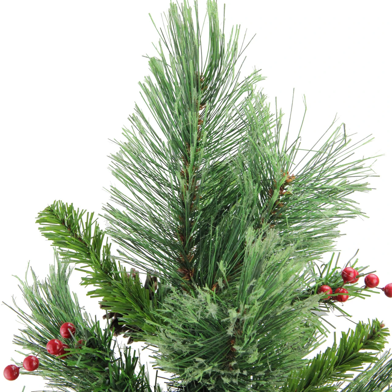 24" Mixed Cashmere Berry Pine Medium Artificial Christmas Tree - Unlit 2 24" Mixed Cashmere Berry Pine Medium Artificial Christmas Tree - Unlit - Image 2