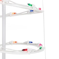 Set Of 3 Lighted Multi-Color Spiral Christmas Trees - 3', 4', And 6' -Xmas Trees Shop ys massstand s m201 50055.1667528694